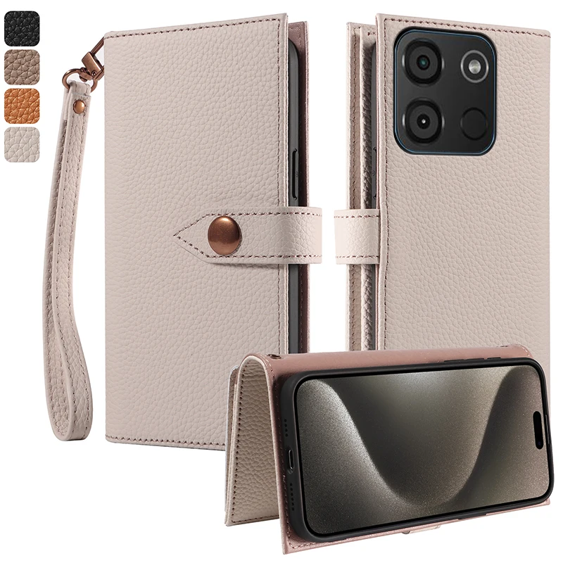 Real leather multifunctional card slot wallet Cover For itel A60 A70 Pro A57 A49 A05s A04 RS4 Flip Magnetic skin shockproof Case
Real leather multifunctional card slot wallet Cover For itel A60 A70 Pro A57 A49 A05s A04 RS4 Flip Magnetic skin shockproof Case