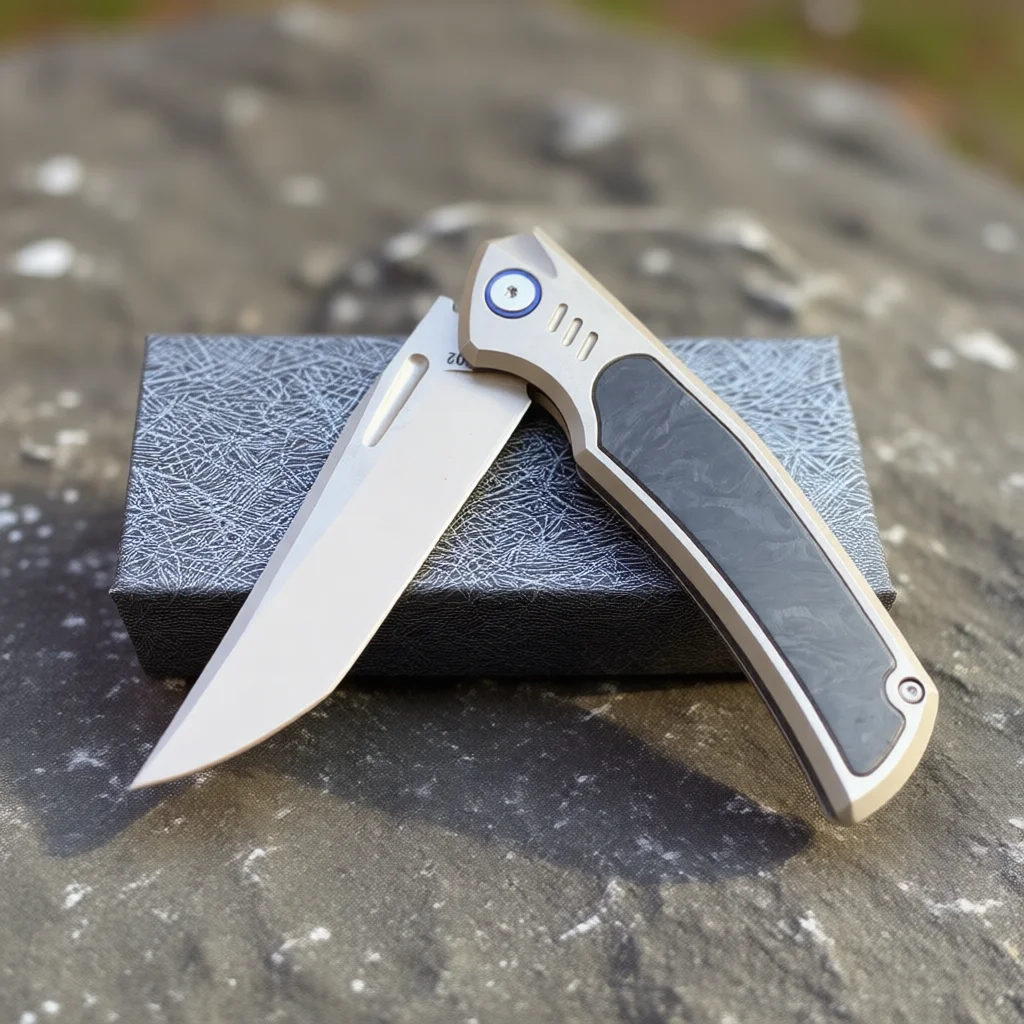 Складной нож M42 с ручкой из углеродного волокна — лезвие с нанопокрытием высокой твердости для выживания на открытом воздухе и EDC
Складной нож M42 с ручкой из углеродного волокна — лезвие с нанопокрытием высокой твердости для выживания на открытом воздухе и EDC