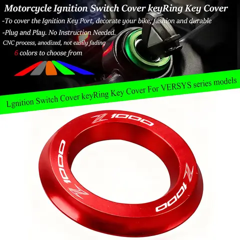 FIT FOR Z1000 Z1000R Z1000SX Z 1000 1000SX Z1000 R SX Motorcycle Case Ignition Switch Keys Cover Protection With Logo Z1000
