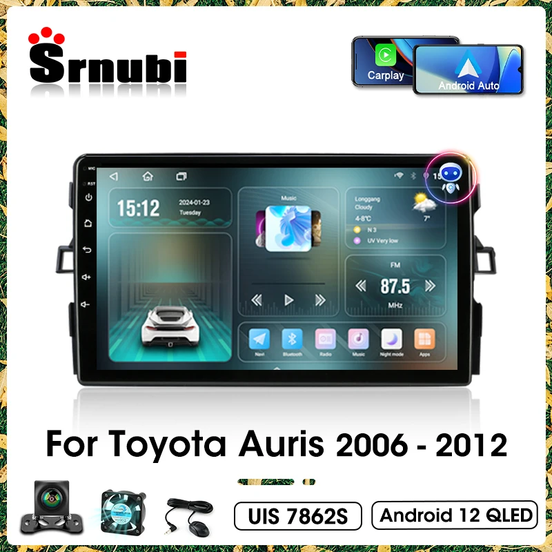 Srnubi Multimedia Player For Toyota Corolla E140/150 Auris 2004-2013 Carplay Android Auto Radio Car Radio 4G Wifi GPS DSP 2din
Srnubi Multimedia Player For Toyota Corolla E140/150 Auris 2004-2013 Carplay Android Auto Radio Car Radio 4G Wifi GPS DSP 2din