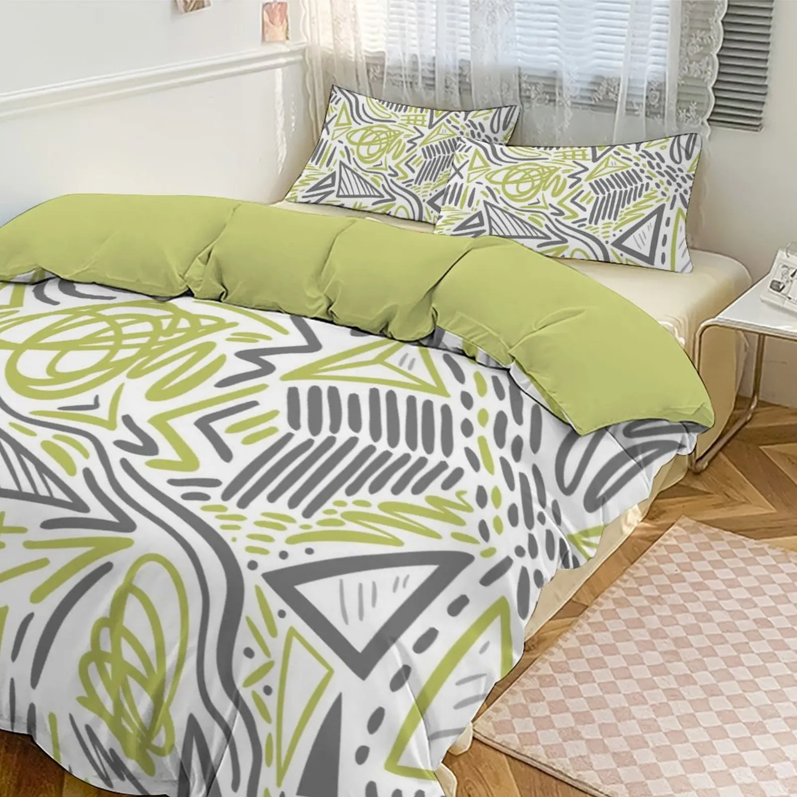 3PCS Colored Duvet Cover Set Queen Size – High Quality Skin-Friendly Fabric Includes Duvet Cover + 2 Pillow Shams
3PCS Colored Duvet Cover Set Queen Size – High Quality Skin-Friendly Fabric Includes Duvet Cover + 2 Pillow Shams