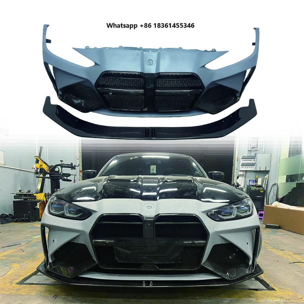 For G80/G82 M3/M4 New A-Style Carbon Fiber Front Bumper Spoiler
For G80/G82 M3/M4 New A-Style Carbon Fiber Front Bumper Spoiler