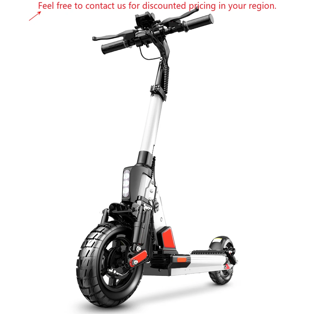 HEZZO Electric Scooter C1 Pro Max Speed 45km/h Aluminum Alloy Escooter 48v 500W 13ah Litihum Battery 10 Inch Inflatable Tire
HEZZO Electric Scooter C1 Pro Max Speed 45km/h Aluminum Alloy Escooter 48v 500W 13ah Litihum Battery 10 Inch Inflatable Tire