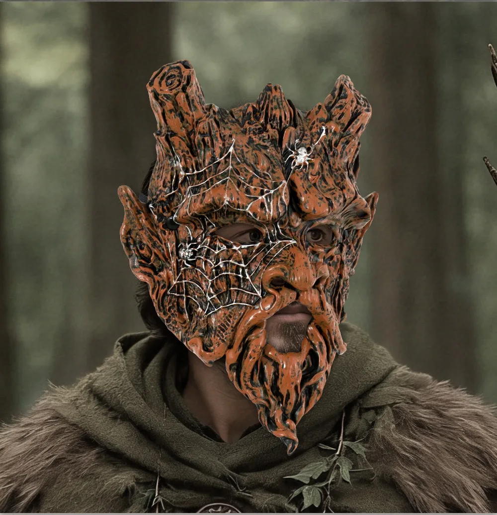 Tree Men Mask Carnival Dress Up Party Costume Props Monster Tree Witch Mask Funny Cosplay Mask for Men
Tree Men Mask Carnival Dress Up Party Costume Props Monster Tree Witch Mask Funny Cosplay Mask for Men