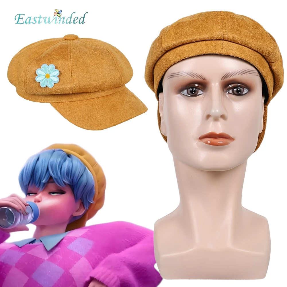 Cartoon Demon Hunter of KPop Saja Boys Baby Cosplay Yellow Beret Hat Accessories Halloween Carnival Party Roleplay Props
Cartoon Demon Hunter of KPop Saja Boys Baby Cosplay Yellow Beret Hat Accessories Halloween Carnival Party Roleplay Props