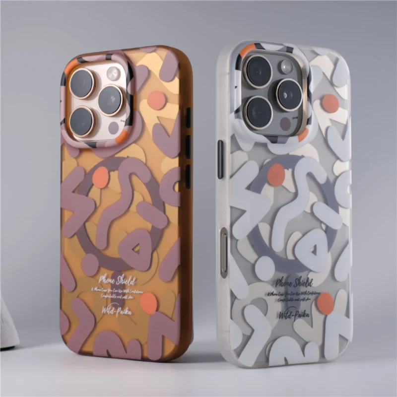 Luxury Graffiti Magnetic Magsafe Phone Case For iPhone 16 15Pro 14 13 16Pro Max Matte Wireless Charging Shockproof Back Cover
Luxury Graffiti Magnetic Magsafe Phone Case For iPhone 16 15Pro 14 13 16Pro Max Matte Wireless Charging Shockproof Back Cover