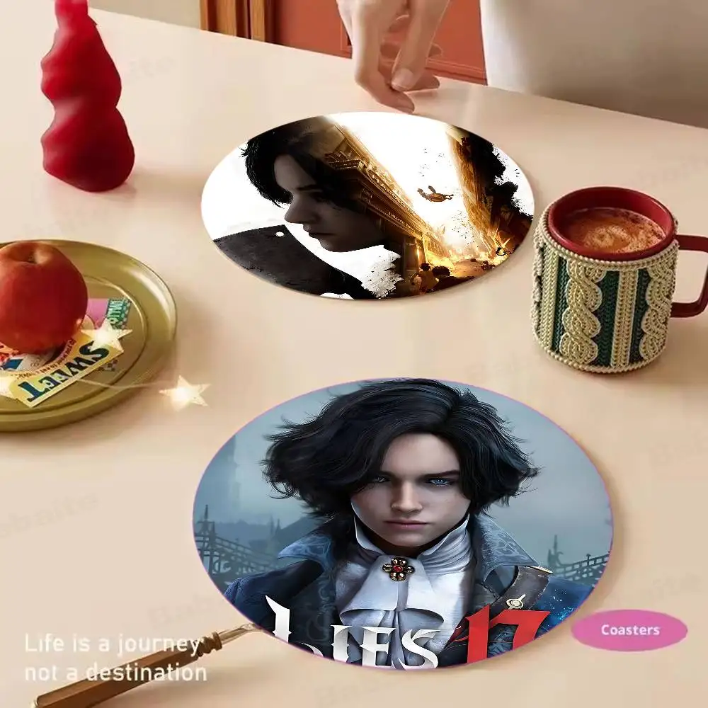 Classic Movie L-Lies Of P Wood Coasters Colorful Round Coaster Non-slip Heat Insulation Coffee Mats Home Accessories Kitchen
Classic Movie L-Lies Of P Wood Coasters Colorful Round Coaster Non-slip Heat Insulation Coffee Mats Home Accessories Kitchen