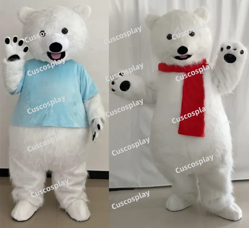 Christmas White Polar Bear Mascot Costume Anime Cosplay Costumes For Adults Christmas Halloween Birthday Performance Props Cu
Christmas White Polar Bear Mascot Costume Anime Cosplay Costumes For Adults Christmas Halloween Birthday Performance Props Cu
