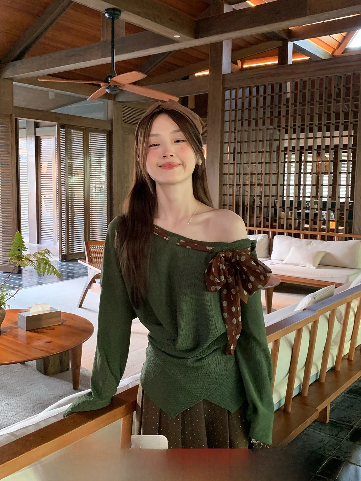 Slim Fit Knot Casual T-Shirt Set Brown Green Forest System Spring Vintage Leisure Top Polyester Long Sleeve Women's...
Slim Fit Knot Casual T-Shirt Set Brown Green Forest System Spring Vintage Leisure Top Polyester Long Sleeve Women's...