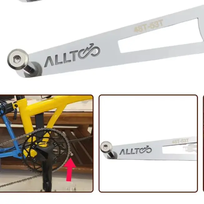 Bike Chain Guide for Birdy Foldable Bikes Supporting 48 53T and 54 60T Single Disc Sprockets for Enhanced Chain and Frame Safety
Bike Chain Guide for Birdy Foldable Bikes Supporting 48 53T and 54 60T Single Disc Sprockets for Enhanced Chain and Frame Safety