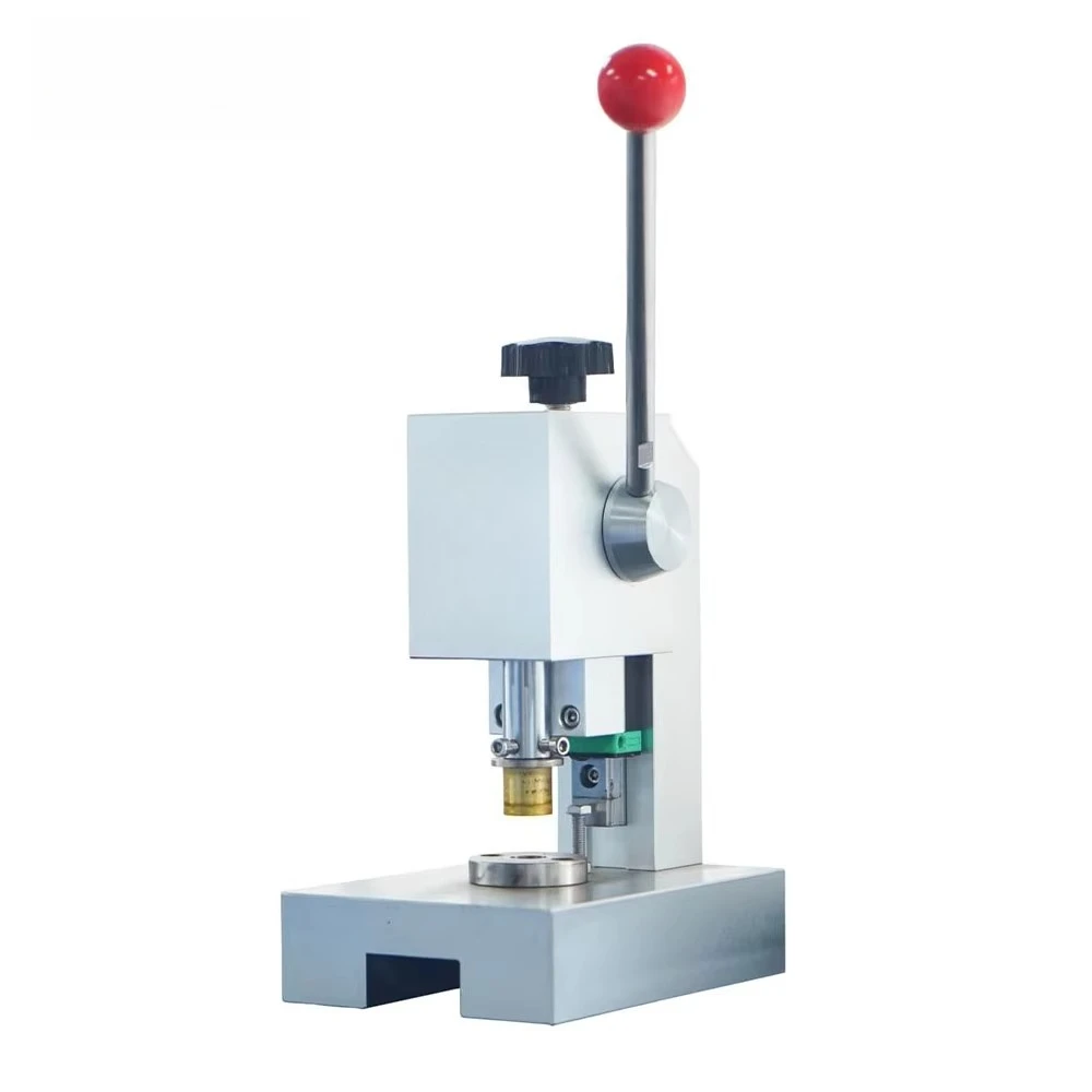 Manual Hand Press Disc Cutter Machine for Lab Coin Cell Electrode Punching
Manual Hand Press Disc Cutter Machine for Lab Coin Cell Electrode Punching