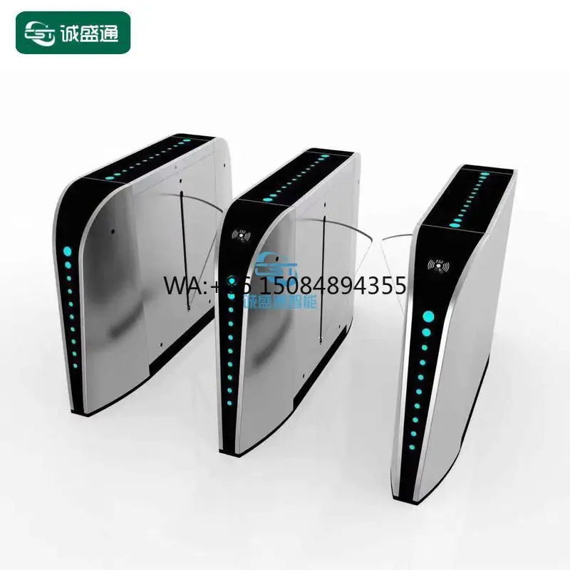 Fast Pass Flap Barrier Gate with RFID Card Face Recognition Access Control System
Fast Pass Flap Barrier Gate with RFID Card Face Recognition Access Control System