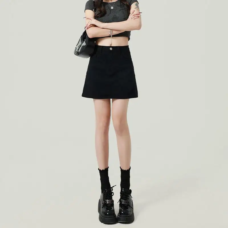 Casual Commute High Waist Denim Skirt Women's Spring Summer New Thin Slim Fit Short Skirt Denim Skirt A-Line Skirt
Casual Commute High Waist Denim Skirt Women's Spring Summer New Thin Slim Fit Short Skirt Denim Skirt A-Line Skirt