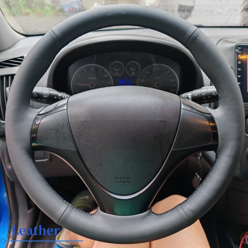 Customizable Handmade Anti-slip Breathable Genuine Leather Steering Wheel Cover For Hyundai Elantra Touring 2010 2011 2012
Customizable Handmade Anti-slip Breathable Genuine Leather Steering Wheel Cover For Hyundai Elantra Touring 2010 2011 2012