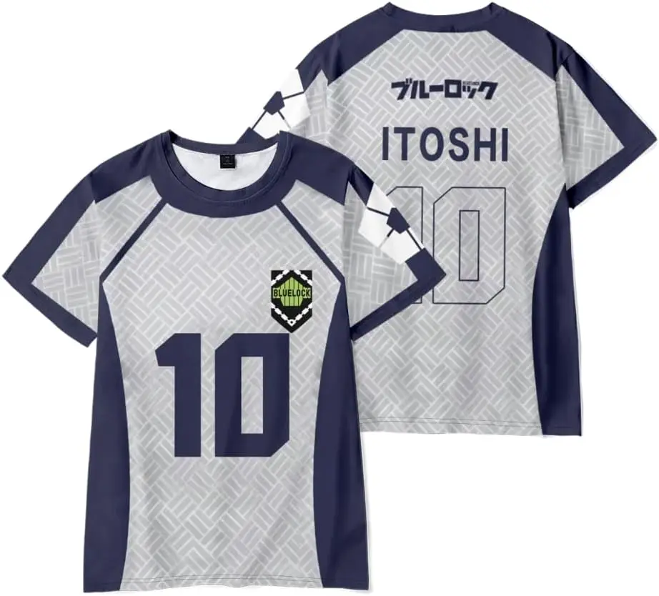 3D Blue Lock Cosplay Yoichi Isagi T-Shirt Merch Casual Short Sleeved T Shirt Unisex Tee
3D Blue Lock Cosplay Yoichi Isagi T-Shirt Merch Casual Short Sleeved T Shirt Unisex Tee