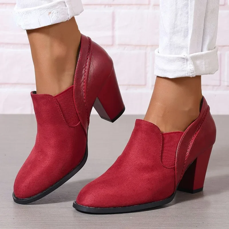 Women'S Ankle Boot Fashion Pointed Toe Casual Riding Boots For Women Wide Width Boots Lightweight Winter Shoes Botas Mujer
Women'S Ankle Boot Fashion Pointed Toe Casual Riding Boots For Women Wide Width Boots Lightweight Winter Shoes Botas Mujer