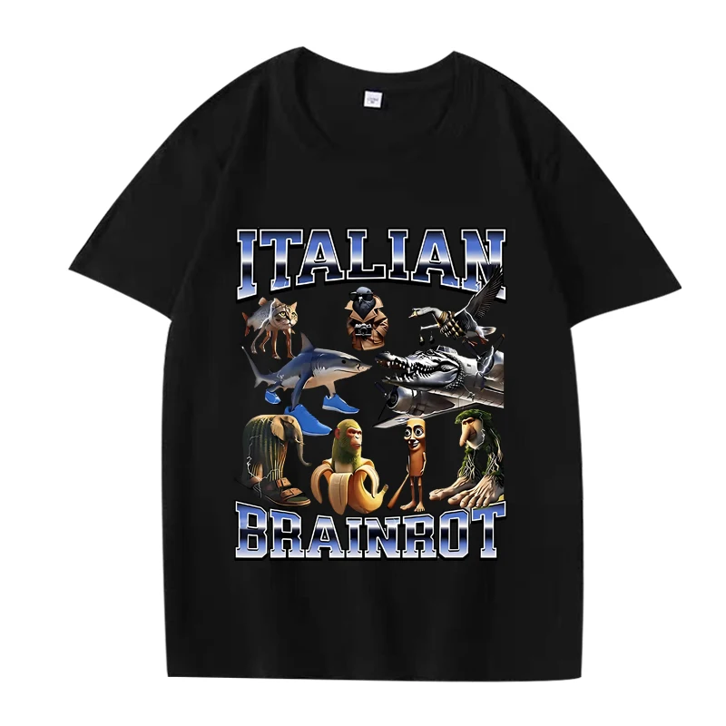 Italian Brainrot Funny Meme T shirt Tralalero Tralala Tung Tung Tung Sahur Bombardiro Crocodilo Brr Brr Patapim men women Unisex
Italian Brainrot Funny Meme T shirt Tralalero Tralala Tung Tung Tung Sahur Bombardiro Crocodilo Brr Brr Patapim men women Unisex