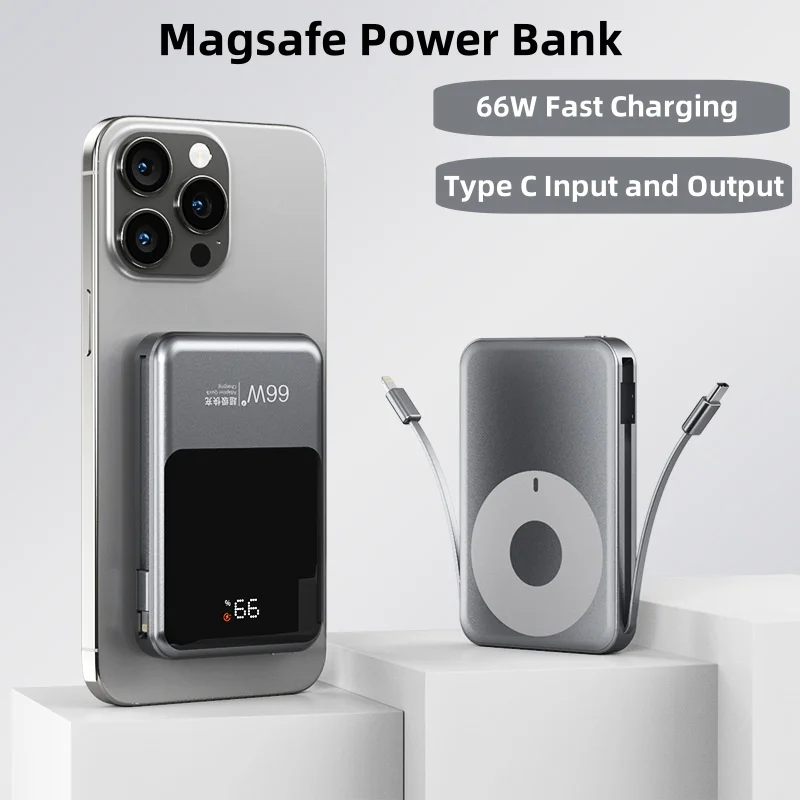 Magnetic Wireless Charger Power Bank 20000mAh Magsafe Battery Pack Powerbank for iPhone 16 15 Xiaomi 14 Samsung Portable Charger
Magnetic Wireless Charger Power Bank 20000mAh Magsafe Battery Pack Powerbank for iPhone 16 15 Xiaomi 14 Samsung Portable Charger