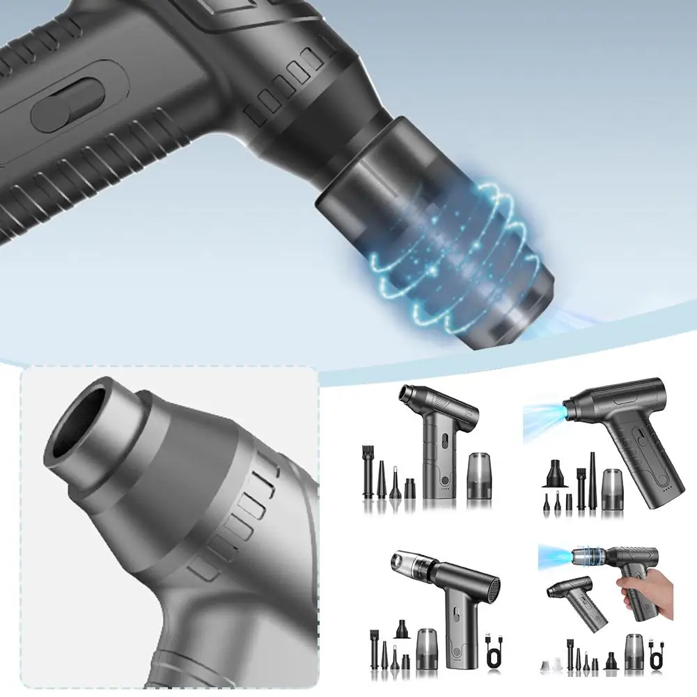 110000rpm Air Blower Compressed Air Duster Cleaner Keyboard Car Cleaning Interior Computer Accessories Dust Removal R8f9
110000rpm Air Blower Compressed Air Duster Cleaner Keyboard Car Cleaning Interior Computer Accessories Dust Removal R8f9