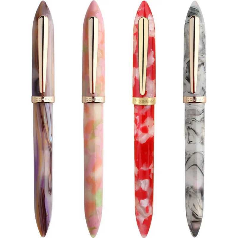 MAJOHN S1 Acrylic Fountain Pen Bent Nib Fude Pen, Fine To Broad Size, Beautiful Celluloid Calligraphy Writing Ink Pens Gift
MAJOHN S1 Acrylic Fountain Pen Bent Nib Fude Pen, Fine To Broad Size, Beautiful Celluloid Calligraphy Writing Ink Pens Gift
