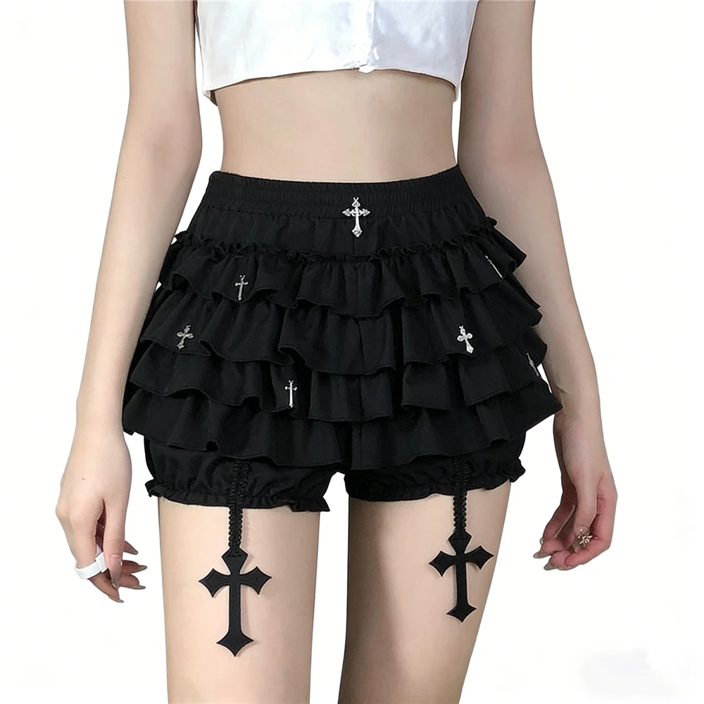Шорты Goth Mall Goth Cake для женщин, в стиле Y2K, E-girl, Harajuku, с крестом-подвеской, эстетичные, в стиле Fairycore, милые, кавайные
Шорты Goth Mall Goth Cake для женщин, в стиле Y2K, E-girl, Harajuku, с крестом-подвеской, эстетичные, в стиле Fairycore, милые, кавайные