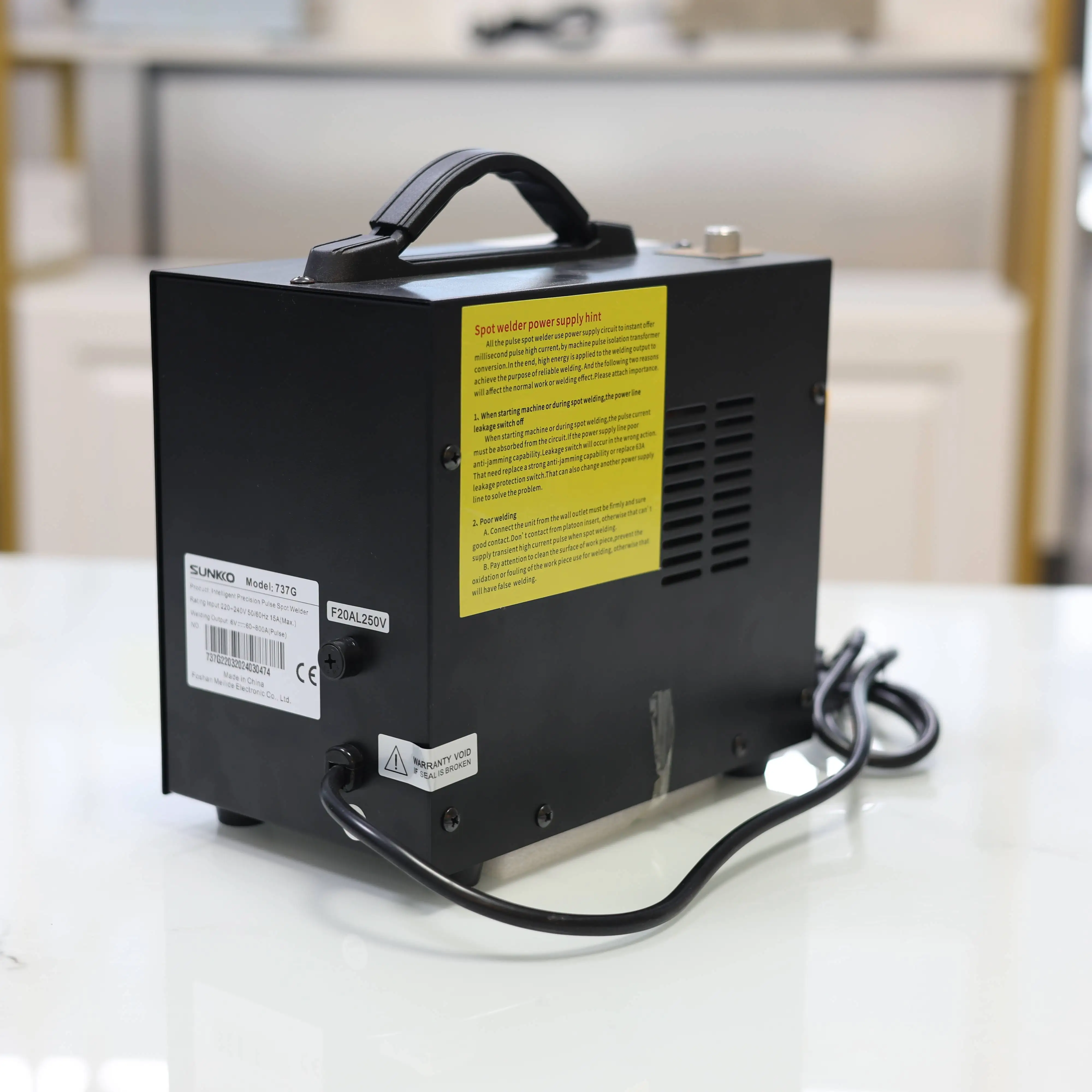 Industrial Grade SUNKKO 737G Bench Top Spot Welder with Mechanical Switch Control Durable Design
Industrial Grade SUNKKO 737G Bench Top Spot Welder with Mechanical Switch Control Durable Design