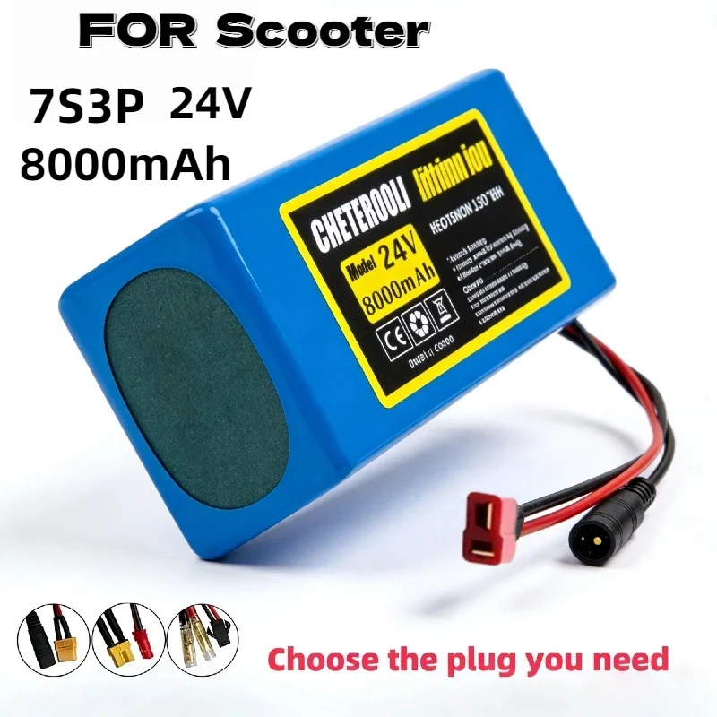 Durable Rechargeable 24V 8000mAh 7S3P Lithium Ion Battery High Capacity for Scooter Wheelchair Replacement Power Supply
Durable Rechargeable 24V 8000mAh 7S3P Lithium Ion Battery High Capacity for Scooter Wheelchair Replacement Power Supply