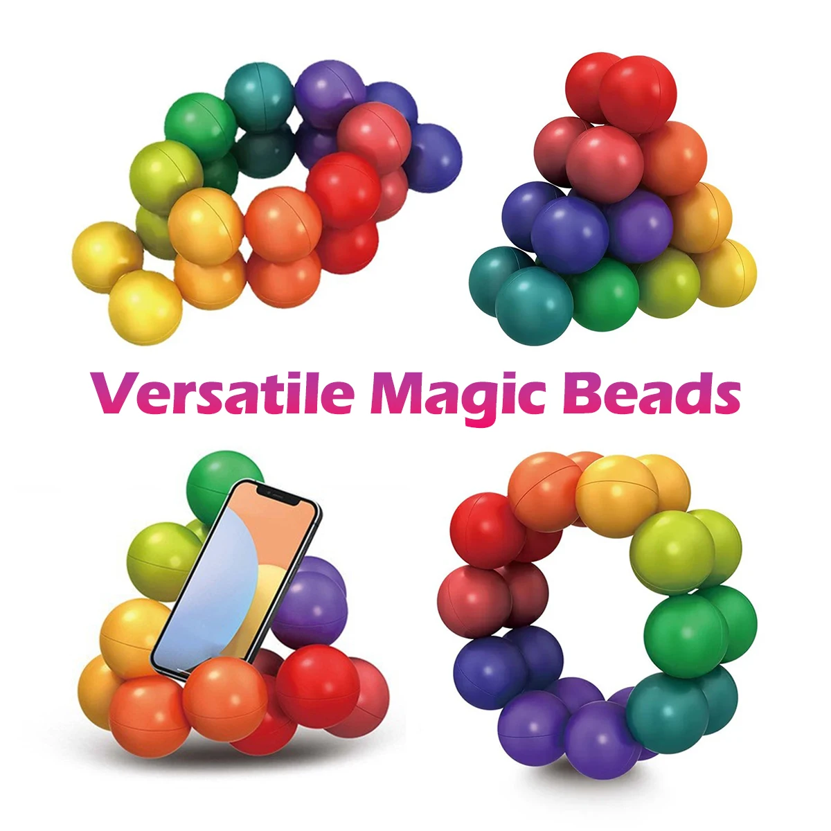 Sensory Fidget Toys 3D Rotating Color Ball Educational Puzzle Game Kids Adult Stress Relief Training Sensory Beads Squeeze Toys
Sensory Fidget Toys 3D Rotating Color Ball Educational Puzzle Game Kids Adult Stress Relief Training Sensory Beads Squeeze Toys