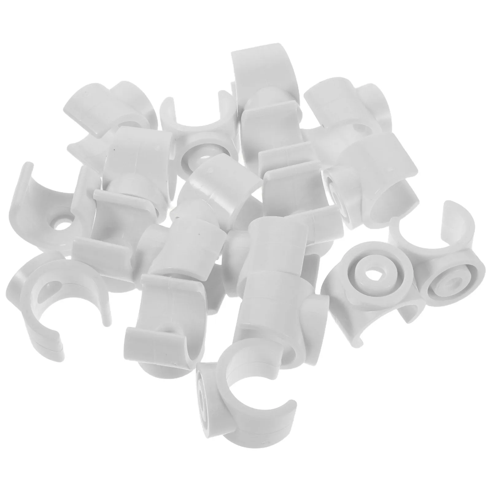 100Pcs U Shaped Pipe Clamp Heavy Duty PVC Holder for Electrical Conduit Water Pipe Supports Plastic Tube Clips Cable Clamp
100Pcs U Shaped Pipe Clamp Heavy Duty PVC Holder for Electrical Conduit Water Pipe Supports Plastic Tube Clips Cable Clamp