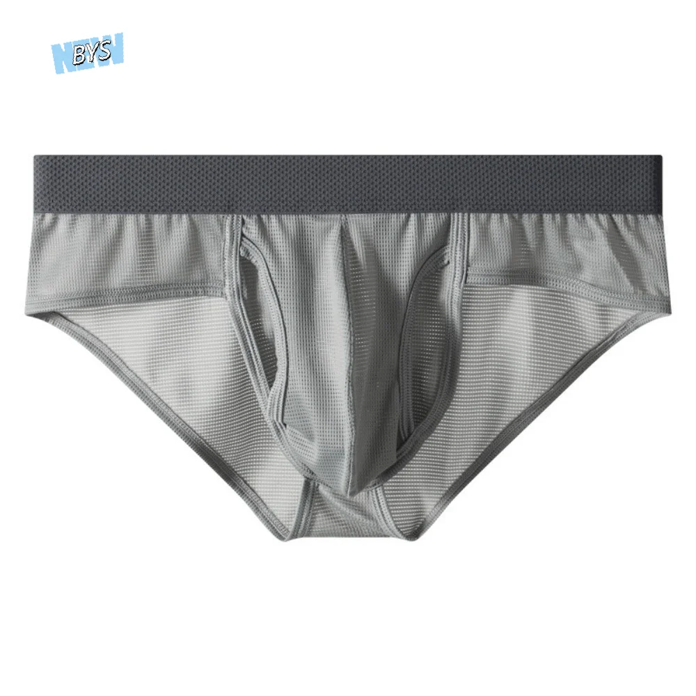 Thin Underpants Summer Thin Briefs Men Splicing Side Opening Men Ice Silk Panties Lingerie Quick Dry Seamless Underwear Summer
Thin Underpants Summer Thin Briefs Men Splicing Side Opening Men Ice Silk Panties Lingerie Quick Dry Seamless Underwear Summer