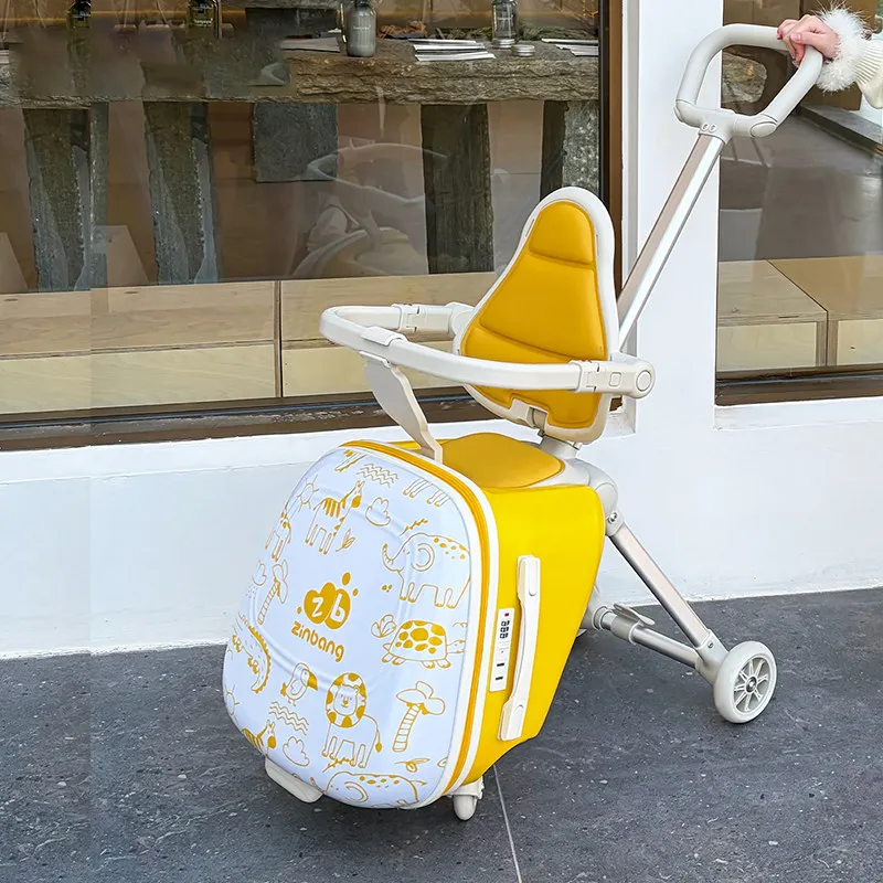 2 in 1 Children Luggage Case Can Ride and Walk the Baby's Suitcase The Baby Can Take the Suitcase 20-Inch Folding Strollers
2 in 1 Children Luggage Case Can Ride and Walk the Baby's Suitcase The Baby Can Take the Suitcase 20-Inch Folding Strollers