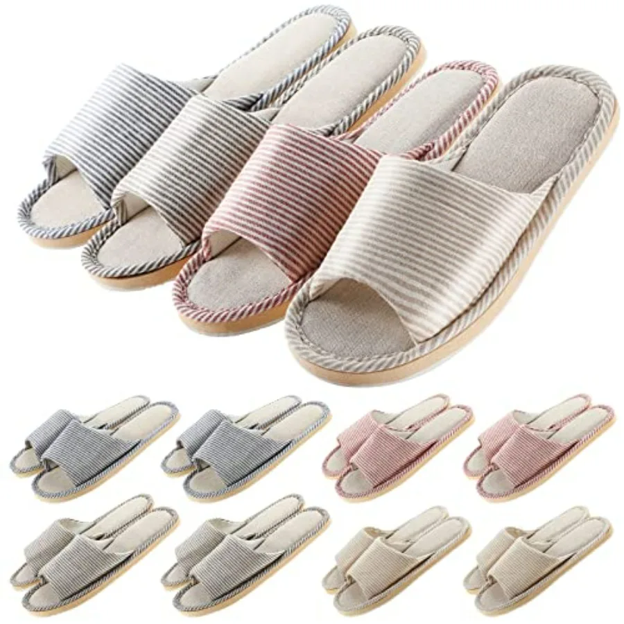 Mepase 8 Pairs Disposable House Slipper for Guests Open Toe Breathable Comfortable Spa Slippers for Indoor Home
Mepase 8 Pairs Disposable House Slipper for Guests Open Toe Breathable Comfortable Spa Slippers for Indoor Home