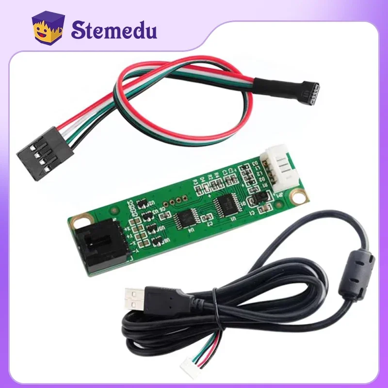 4-проводной резистивный USB-контроллер сенсорного экрана, ЖК-панель сенсорного экрана, карта драйвера сенсорного экрана с шагом 1,0 мм, кабель Dupont DIY
4-проводной резистивный USB-контроллер сенсорного экрана, ЖК-панель сенсорного экрана, карта драйвера сенсорного экрана с шагом 1,0 мм, кабель Dupont DIY
