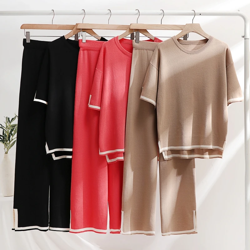 New Arrival Tracksuit Knitted Two Piece Shorts Sets For Women 2 Piece Loungewear Women Set Knit Shorts Pants Matching Set Women
New Arrival Tracksuit Knitted Two Piece Shorts Sets For Women 2 Piece Loungewear Women Set Knit Shorts Pants Matching Set Women
