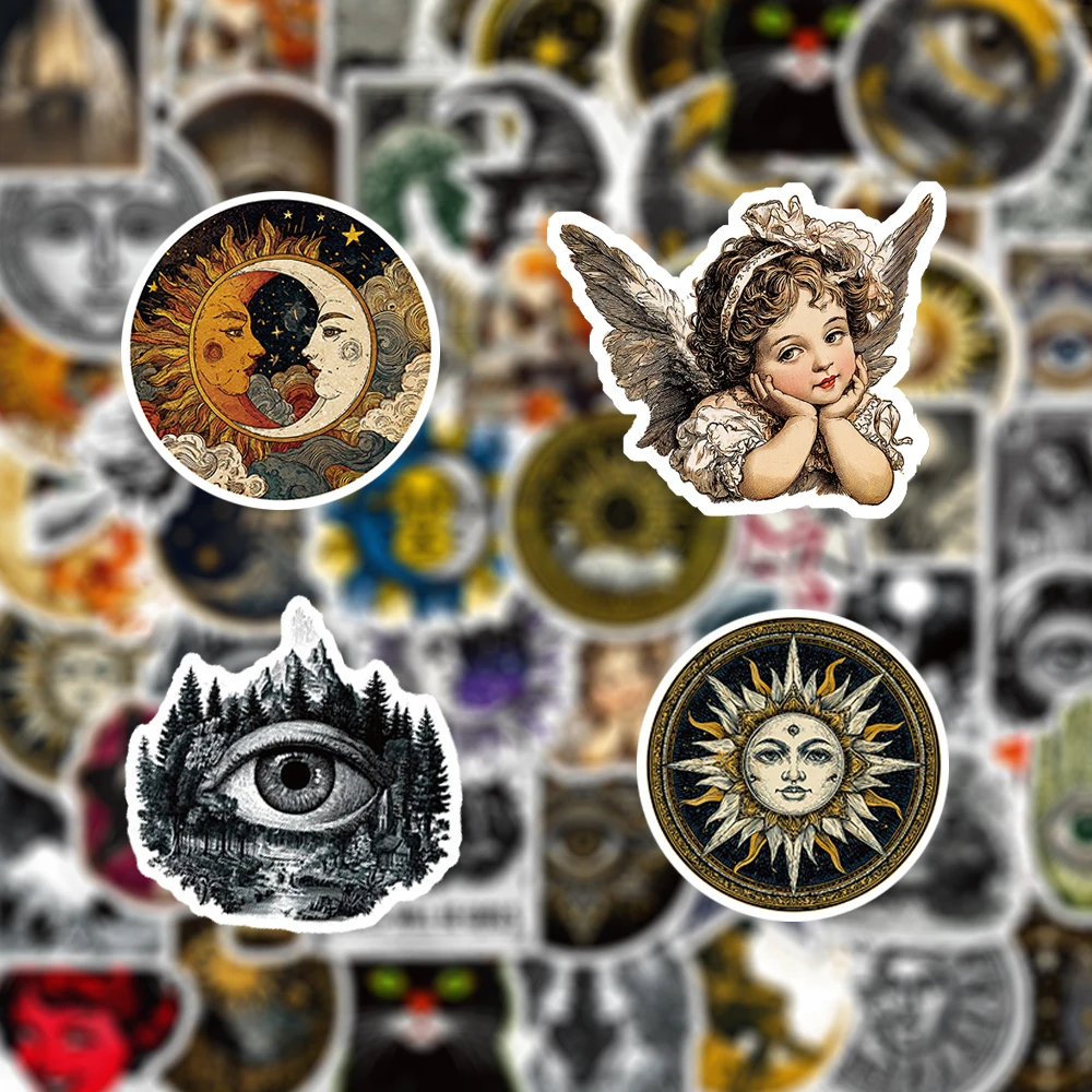 10/30/50pcs Retro Cartoon Mysterious Universe Stickers Gothic Skull Witch Graffiti Sticker Scrapbook Phone Luggage Decals Decor
10/30/50pcs Retro Cartoon Mysterious Universe Stickers Gothic Skull Witch Graffiti Sticker Scrapbook Phone Luggage Decals Decor