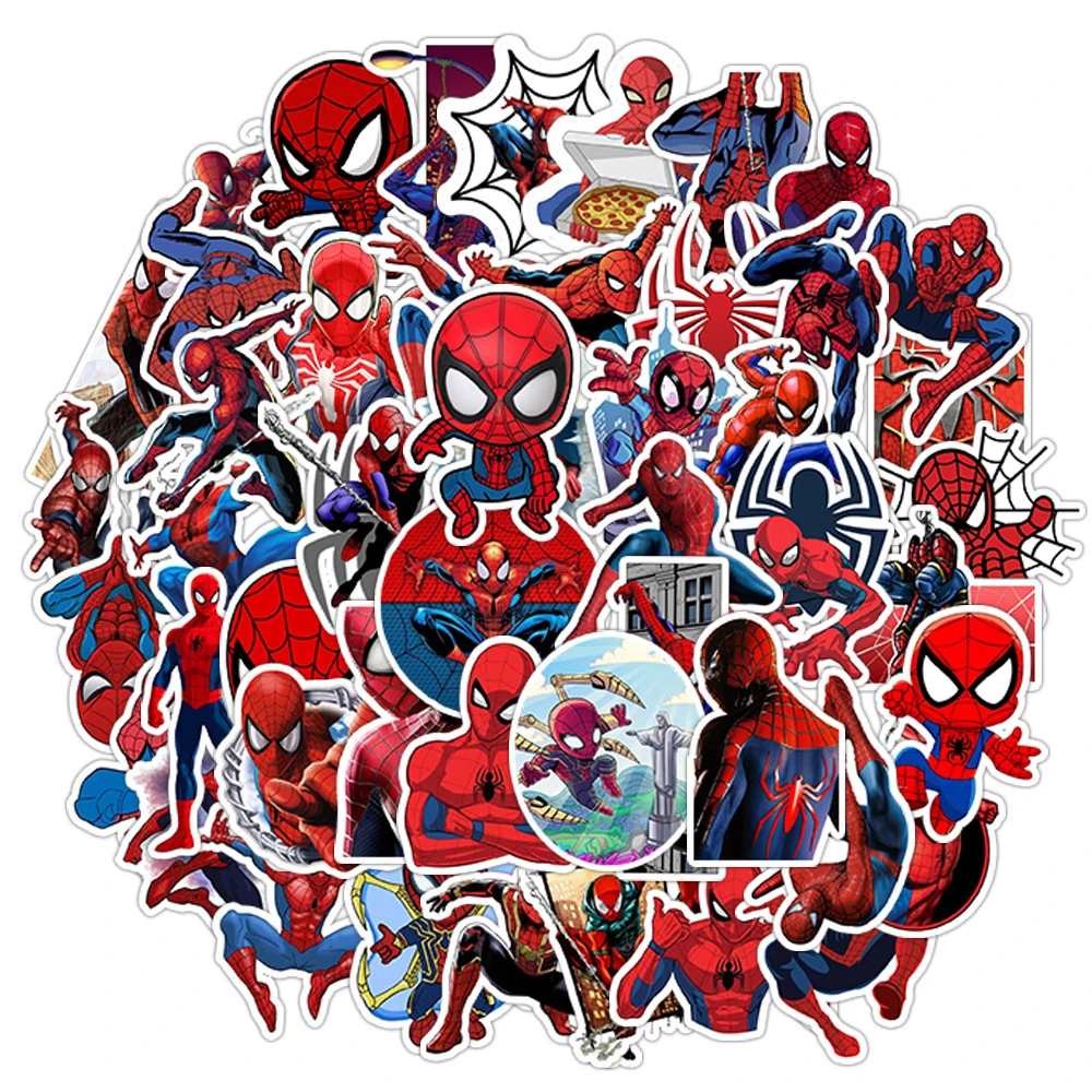 10/30/50pcs Disney Anime Superhero Spider-Man Stickers for Laptop Water Bottle Vinyl Waterproof Cartoon Graffiti Decals Toy Gift
10/30/50pcs Disney Anime Superhero Spider-Man Stickers for Laptop Water Bottle Vinyl Waterproof Cartoon Graffiti Decals Toy Gift