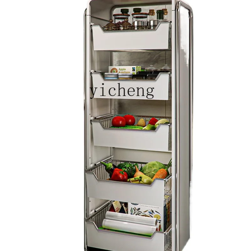 ZK Kitchen Vegetable Rack Floor Multi-Layer Dish Rack Drawer Trolley Multi-Functional Fruit Storage
ZK Kitchen Vegetable Rack Floor Multi-Layer Dish Rack Drawer Trolley Multi-Functional Fruit Storage