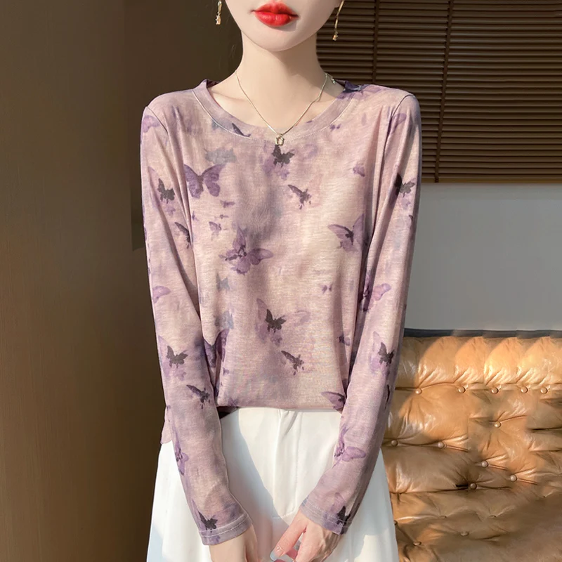 Lnk Painting Tie Dye Tencel Базовая рубашка Водорастворимая трикотажная рубашка с длинными рукавами и новым весенне-летним тонким RW M10
Lnk Painting Tie Dye Tencel Базовая рубашка Водорастворимая трикотажная рубашка с длинными рукавами и новым весенне-летним тонким RW M10