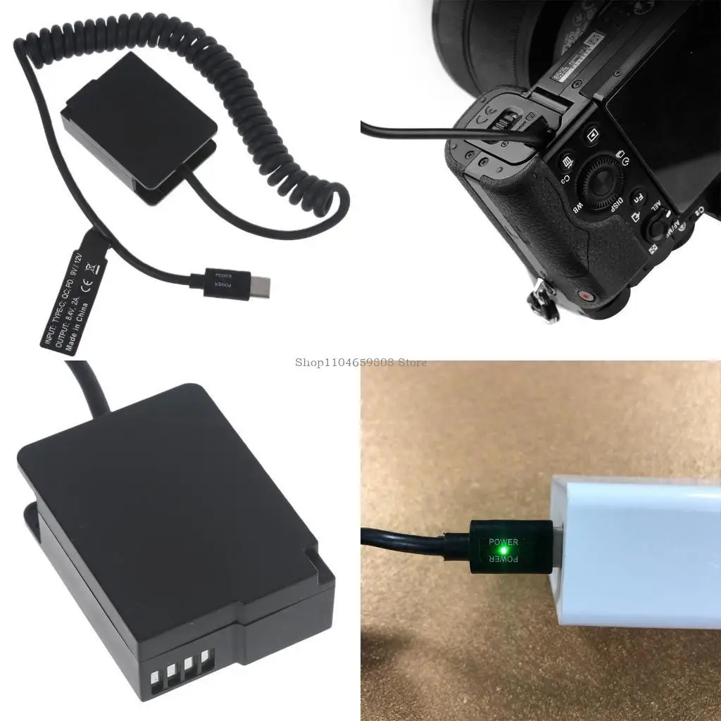 Портативный адаптер питания от батареи Type-C к DMW DCC8 для G7 G81
Портативный адаптер питания от батареи Type-C к DMW DCC8 для G7 G81