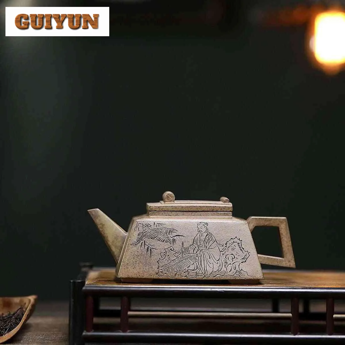 380ml Ancient Yixing Purple Clay Teapots Handmade Square Pot Raw Ore Agilawood Mud Kettle Chinese Zisha Teaset Tea Ceremony Gift
380ml Ancient Yixing Purple Clay Teapots Handmade Square Pot Raw Ore Agilawood Mud Kettle Chinese Zisha Teaset Tea Ceremony Gift