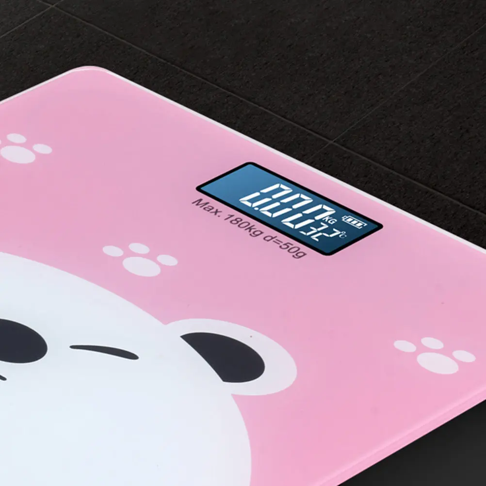 Digital Body Weight Scale Multifunction Pink Tempered Glass Baby Adult Pet Scale Clear LCD Temperature Display Max 180kg
Digital Body Weight Scale Multifunction Pink Tempered Glass Baby Adult Pet Scale Clear LCD Temperature Display Max 180kg