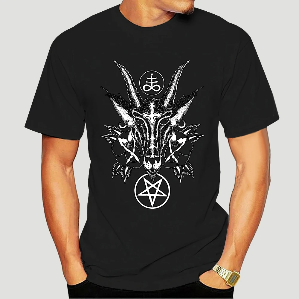 Baphoment And Satanic Men's T Shirts Oddities Devil Satan Horror Creative Tee Shirt Short Sleeve T-Shirts Cotton Clothing 7106X
Baphoment And Satanic Men's T Shirts Oddities Devil Satan Horror Creative Tee Shirt Short Sleeve T-Shirts Cotton Clothing 7106X