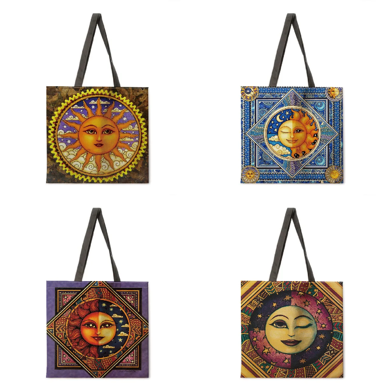 Sun and Moon God Mural Linen Tote Bag Lightweight Shoulder Bag Large Capacity Eco-friendly Shopping Bag Tote Bag
Sun and Moon God Mural Linen Tote Bag Lightweight Shoulder Bag Large Capacity Eco-friendly Shopping Bag Tote Bag