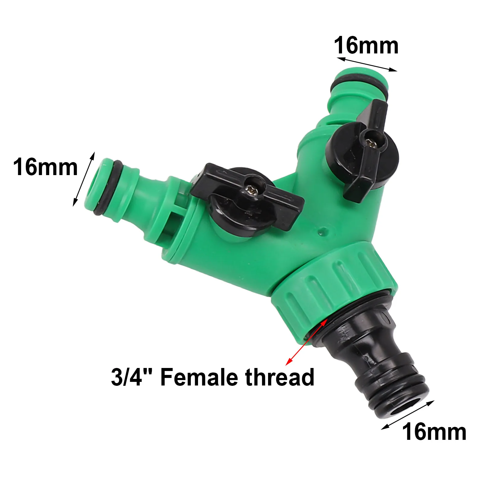 3/4" Water Quick Connector 2 Way Garden Water Pipe Connectors Pipe Adapter Y Shape Hose Splitter Valve Garden Irrigation Tools
3/4" Water Quick Connector 2 Way Garden Water Pipe Connectors Pipe Adapter Y Shape Hose Splitter Valve Garden Irrigation Tools