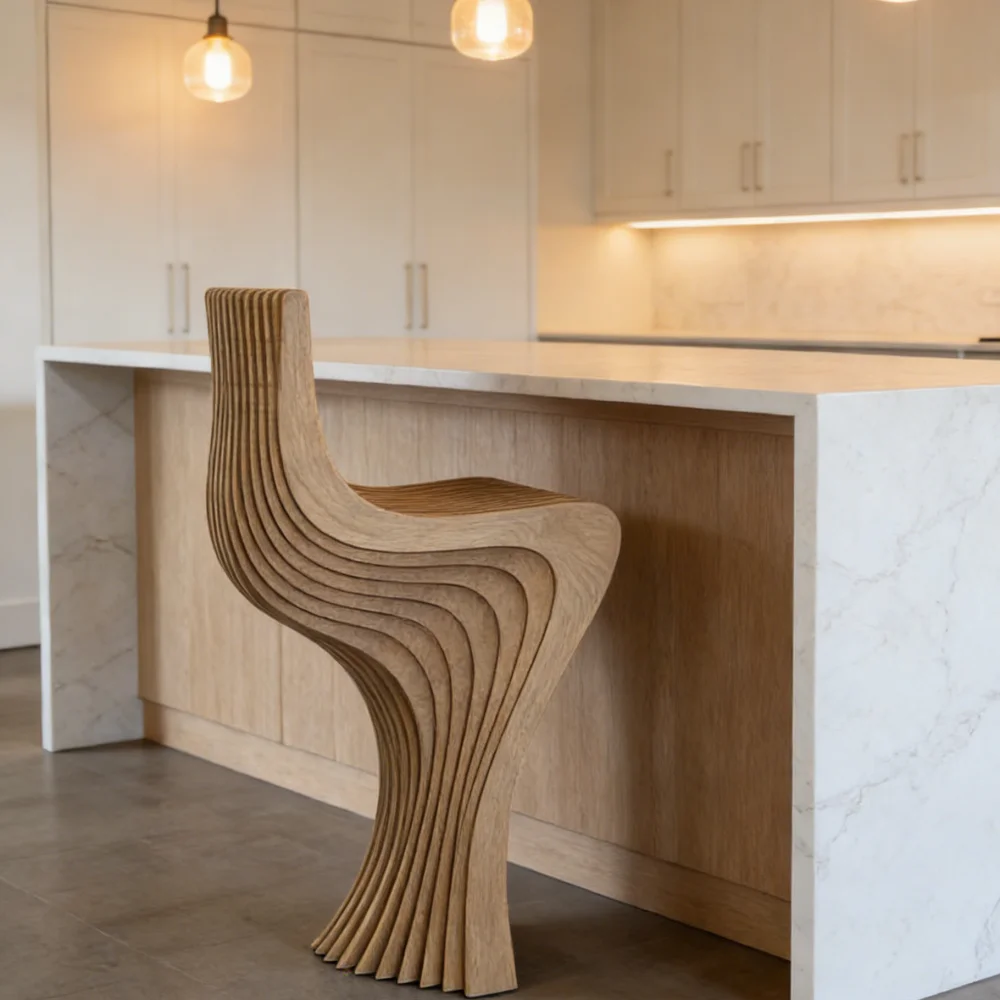 Modern Wooden Bar Chair Art Design Kitchen Island Bar Stool Fashion Seat Furniture
Modern Wooden Bar Chair Art Design Kitchen Island Bar Stool Fashion Seat Furniture