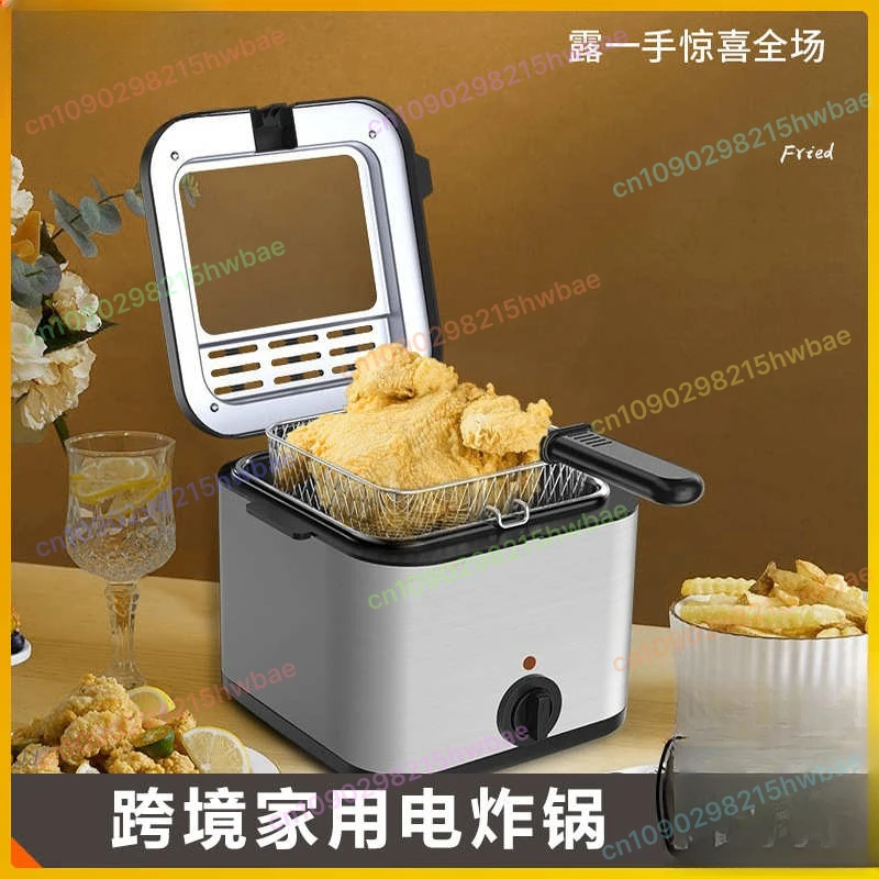 4L Electric Deep Fryer - 2.5L Oil Capacity for Chicken, French Fries, Household Oil Frying Machine with Adjustable Temperature
4L Electric Deep Fryer - 2.5L Oil Capacity for Chicken, French Fries, Household Oil Frying Machine with Adjustable Temperature