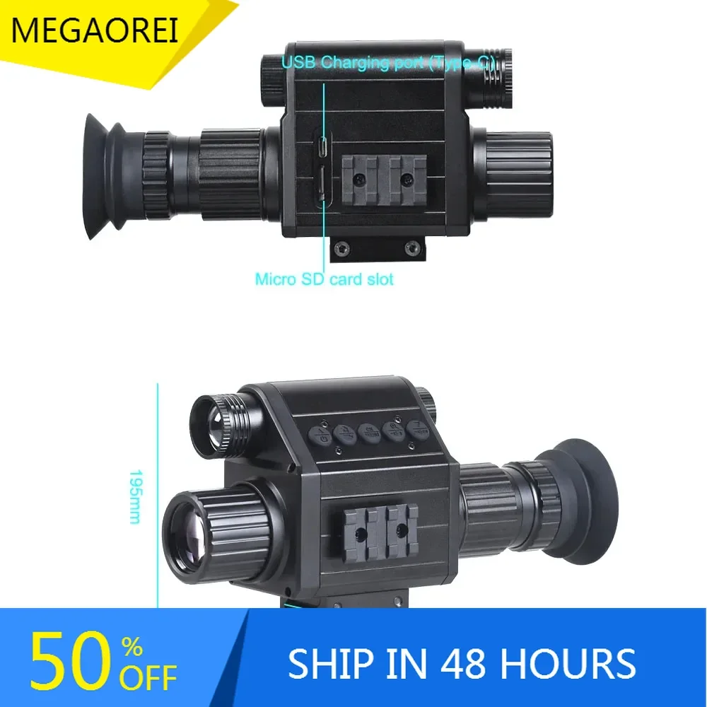 2025Megaorei NEW M5 Standard Night Vision Scope 1080P Hunting Camera Wildlife Tactical Telescope Monocular with Built-in IR
2025Megaorei NEW M5 Standard Night Vision Scope 1080P Hunting Camera Wildlife Tactical Telescope Monocular with Built-in IR