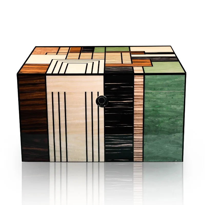 Creative Cigar Box Cedar Wood Grain Parquet Large Capacity Fingerprint Lock Cigar Moisturizer Box
Creative Cigar Box Cedar Wood Grain Parquet Large Capacity Fingerprint Lock Cigar Moisturizer Box