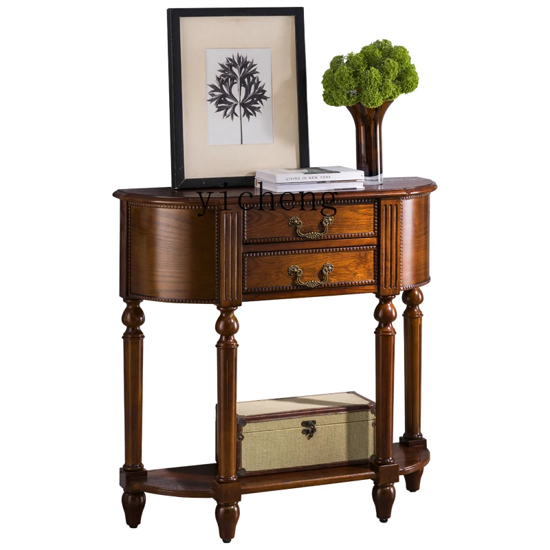 YY Light Luxury Hallway Home Console Living Room Retro Entrance Cabinet Wall Cabinet
YY Light Luxury Hallway Home Console Living Room Retro Entrance Cabinet Wall Cabinet