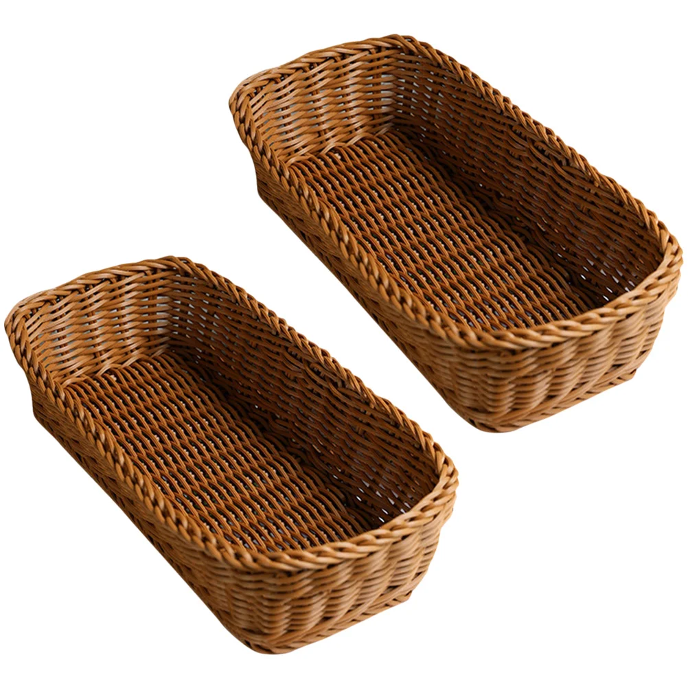 2 Pcs Cutlery Basket Baskets Silverware Countertop Bins Woven Storage Table Multi-function Desk
2 Pcs Cutlery Basket Baskets Silverware Countertop Bins Woven Storage Table Multi-function Desk